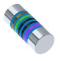 MMA02040E1500BB100 - VISHAY MMA02040E1500BB100 Surface Mount MELF Resistor, 150 ohm, 200 V, 250 mW,0.1%, MMA 0204 Series, Metal Film