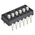 ADE06 - DIP Switches / SIP Switches 6 POS EXT ACT PC