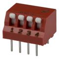 76PSB04S - SWITCH PIANO DIP SPST 150MA 30V