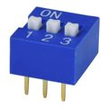 DS01-254-S-03BE - DIP SWITCH, SPST, 2.54 PITCH, RA