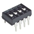 ADF04 - DIP Switches / SIP Switches 4 POS FLUSH ACT