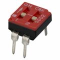SD02H0K - SWITCH SLIDE DIP SPST 100MA 25V