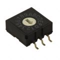 A6RS-102RF - OMRON ELECTRONIC COMPONENTS A6RS-102RF Rotary Coded Switch, SMD, 10 Position, 24 VDC, BCD, 25 mA