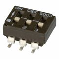 SD03H0SK - SWITCH SLIDE DIP SPST 100MA 25V