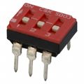 SD03H0K - SWITCH SLIDE DIP SPST 100MA 25V