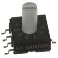 A6RS-162RS - OMRON ELECTRONIC COMPONENTS A6RS-162RS Rotary Coded Switch, SMD, 16 Position, 24 VDC, Hexadecimal, 25 mA
