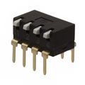 A6TR-4104 - OMRON ELECTRONIC COMPONENTS A6TR-4104 DIP / SIP Switch, SPST, Through Hole, 4 Circuits, 24 VDC