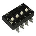 219-4MSF - Switch DIP OFF ON SPST 4 Extended Slide 0.1A 20VDC Gull Wing SMD Tube