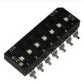 219-7LPSRF - Switch DIP OFF ON SPST 7 Extended Slide 0.1A 20VDC Gull Wing SMD T/R