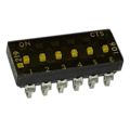 219-6MSTJRF - Switch DIP OFF ON SPST 6 Extended Slide 0.1A 20VDC J-Bend SMD T/R