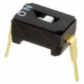 CFS-0101MC - Switch Slide OFF ON SPST Flat Knob 0.1A 24VDC PC Pins Thru-Hole Magazine