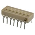 90B07S - SWITCH SLIDE DIP SPST 25MA 24V