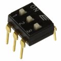 KAJ03LAGT - SWITCH SLIDE DIP SPST 25MA 24V