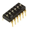 KAJ06LAGT - SWITCH SLIDE DIP SPST 25MA 24V