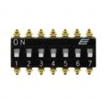 KAJ07LGGT - SWITCH SLIDE DIP SPST 25MA 24V