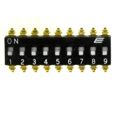 KAJ09LGGT - SWITCH SLIDE DIP SPST 25MA 24V