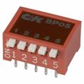 BP05YT - SWITCH DIP SIDE-ACT SEALED 5POS