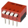 BPA04K - SWITCH PIANO DIP SPST 100MA 5V