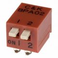 BPA02SK - SWITCH PIANO DIP SPST 100MA 5V