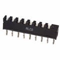 SSV08 - Switch DIP OFF ON SPST 8 Recessed Slide 20VDC 0.4VA PC Pins 2.54mm Thru-Hole