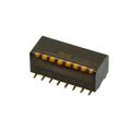 1-1571998-6 - Switch DIP OFF ON SPST 8 Piano 0.025A 24VDC Gull Wing 2.54mm SMD T/R