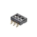 SDB03H0SBD - DIP 2P FLUSH ACT. GOLD CONTACT.