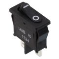 RD1113112R - Rocker Switches 10A 125VAC 4.8mm Tab Off-On Black/Black