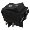 R5FBLKBLKFF0 - Rocker Switches 15A 250V DPST Off-(On)No Lamp