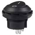 RR3130CBLKBLKFS - SWITCH ROCKER SPDT 10A 125V