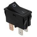 AJ8202BTVF - POWER ROCKER SWITCH, DPST, 16A
