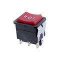 WB246D1929 - E-SWITCH WB246D1929 SWITCH, ROCKER, DPDT, 20A, 125V, RED