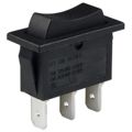 CM107J12S205QA - Switch Rocker ON OFF Mom SPDT Quick Connect Curved Rocker 16A 250VAC 248.57VA Bulk