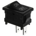 D102J12S115DQA - Switch Rocker ON None OFF SPST Quick Connect Curved Rocker 4A 250VAC 30VDC