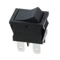 A8L-11-15N1 - OMRON ELECTRONIC COMPONENTS A8L-11-15N1 Rocker Switch, Non Illuminated, SPST, Black, Panel, 10 A
