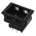 D502J12B215PQA - Switch Rocker ON None OFF SPST Quick Connect Curved Rocker 10A 250V AC 10000Cycle