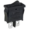 R6ABLKBLKEF - SWITCH ROCKER SPST 10A 125V