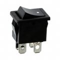 R1973BBLKBLKAF0 - Rocker Switches 9A 125VAC DPST Faston