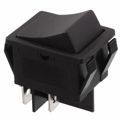 R5FBLKBLKEF0 - Rocker Switches 15A 250V DPST Off-(On)No Lamp