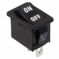 R1966ABLKBLKIG - Rocker Switches 15A 125VAC SPST On-Off