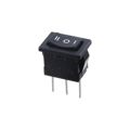 R1966DBLKBLKBP - Rocker Switches 15A 125VAC SPDT On-Off-On