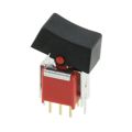 RAD1R102VS2QES - SWITCH ROCKER DPDT 3A 120V
