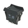 JWM21BAA-A - Rocker Switches 10A DPST ON-OFF TV-5 BLACK W/BARRIER