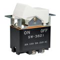 SW3821/UC - SWITCH ROCKER DPST 30A 125V