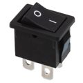 R1973BBLKBLKFF0 - Rocker Switches DPST OFF-ON QC 9A