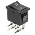 R1973BBLKBLKFR0 - Rocker Switches 9A 125VAC DPST Right Angle PC Pin