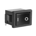 CWSB11AA1H - Switch Rocker ON None OFF SPST PC Pins Curved Rocker 6A 250VAC 30000Cycles