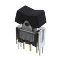M2018TXG13-DA - Rocker Switches SPDT (ON)-OFF-(ON)