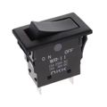 WR11AF/CUL - Rocker Switches SPST SPDT ON NON OFF BLK QK CON W/EPXY SL