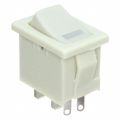 R1966AGRYGRYEFGRN - Illuminated Rocker Switches SPST 15A GRN