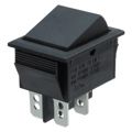 CN202J62S405QA - Switch Rocker ON None OFF DPST Quick Connect Flat Rocker 16A 250VAC 248.57VA